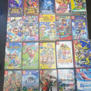 스위치 게임 포켓몬 소드 실드 바이올렛 스칼렛 다이아몬드 마리오 파티 오딧세이 카트8 메이커2 래비드 골프 이미지