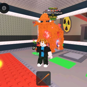 레인보우 딸기코끼리 이미지