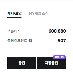 넥슨캐시 선물식 83% 판매합니다