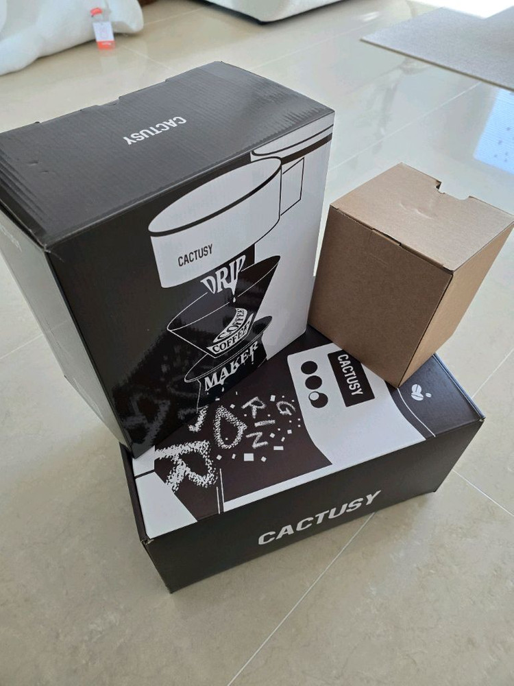 캑터시 드립 커피머신 + 자동 원두 그라인더 세트 이미지