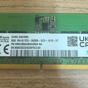 ddr5 하이닉스 8gb 5600 노트북램