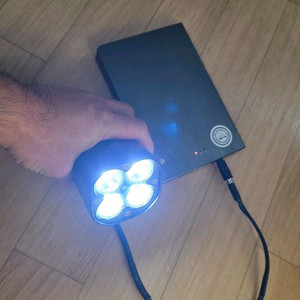 골드런웨이 4구 전조등 외장 대용량 배터리포함