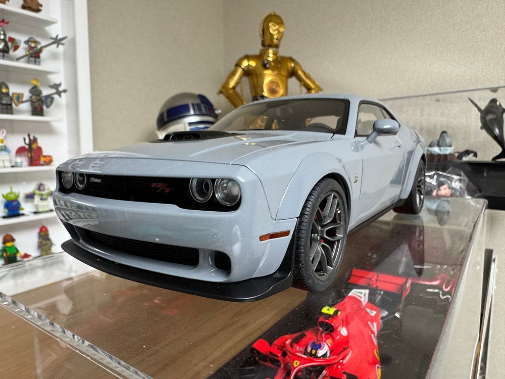 자동차 다이캐스트 닷지 첼린지 R/T 스캣팩 와이드바디 2022 (오토아트) 판매--6