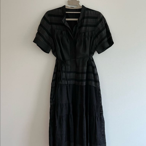 SJSJ 블랙 체크 원피스