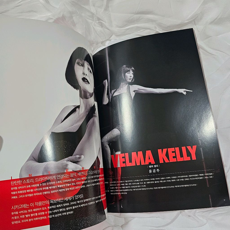 원가판매) 뮤지컬 시카고 프로그램북 팜플렛 MD 굿즈 최재림 민경아 이미지