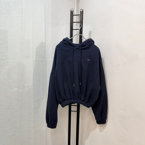 bellide 베이델리 덤플링절개 크롭후드 네이비 긴팔후드 4160