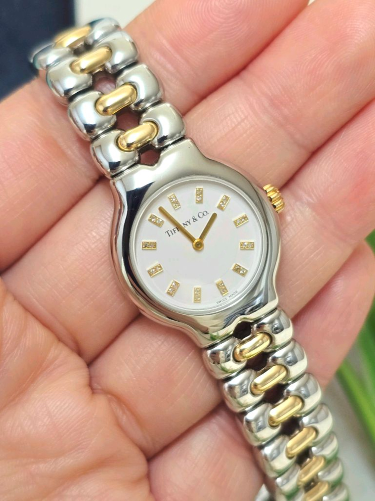 티파니18k다이아테소로 티솔로 티파니앤코 정품--4