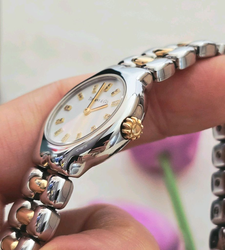 티파니18k다이아테소로 티솔로 티파니앤코 정품--5