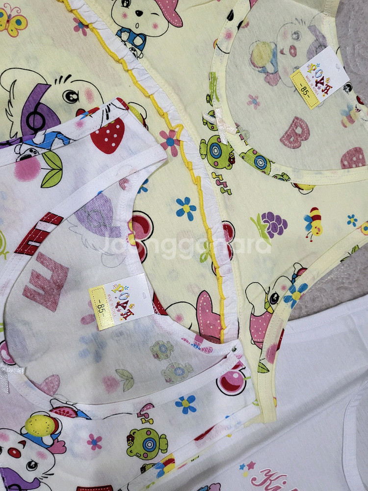 캐릭터 여아 나시 5종 1세트--2