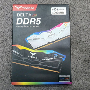 팀그룹 T-Force Delta RGB DDR5 64GB(32GBx2) 6000MHz