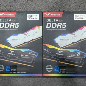팀그룹 T-FORCE DELTA RGB DDR5 32GB(16GBx2) 7200MHz 미개봉