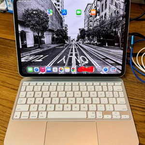 아이패드 프로 11인치 M4 2TB 셀률러 실버+매직키보드+애케플