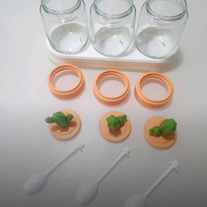 유리병 양념병 스푼 양념병 5종세트 #새상품#