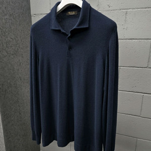 빅사이즈62 / 로로피아나 베이비캐시미어 카라 니트