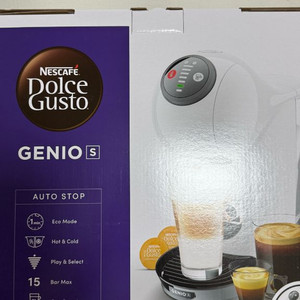 [새제품] 네스카페 돌체구스토 지니오S 캡슐 커피 머신 화이트 이미지