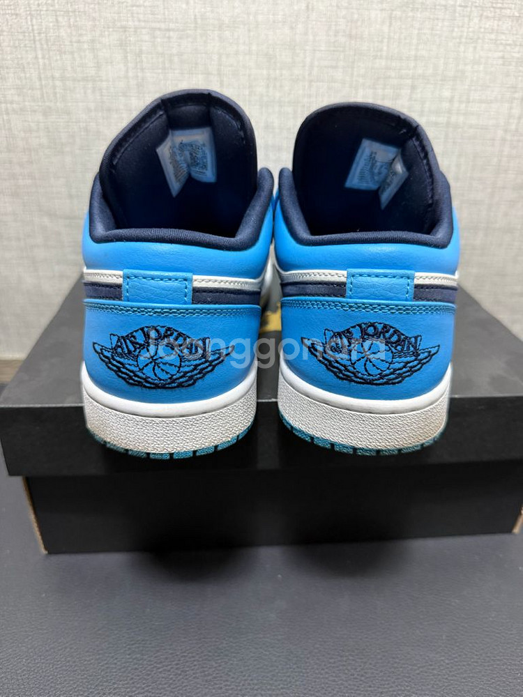 [A급/풀구성] 조던1 로우 다크파우더 블루 255 판매--1