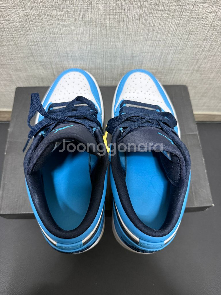 [A급/풀구성] 조던1 로우 다크파우더 블루 255 판매--3