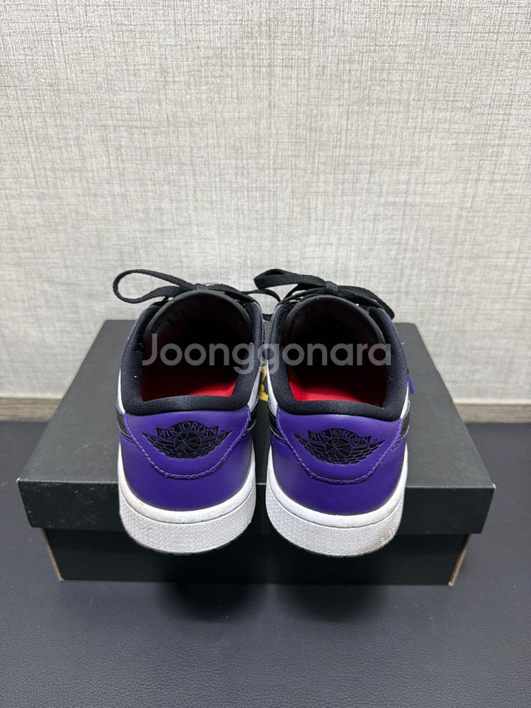 [A급/풀구성] 조던1 로우 코튼 퍼플 250 판매--1