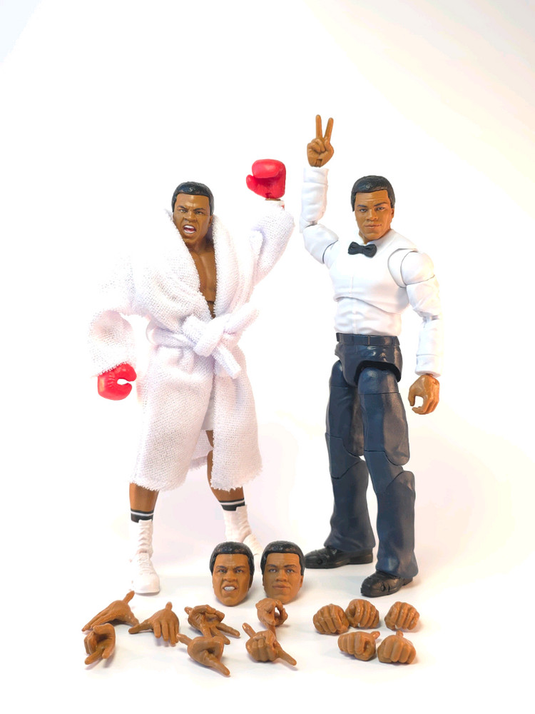 WWE 얼티밋 무하마드알리 2팩 피규어--2