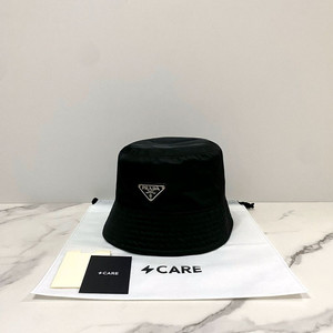 프라다 리나일론 버킷햇 모자 벙거지 2HC137 블랙 M사이즈