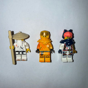 레고 닌자고 미조립 피규어 3기 판매. (소라, 아린, 마스터 우)