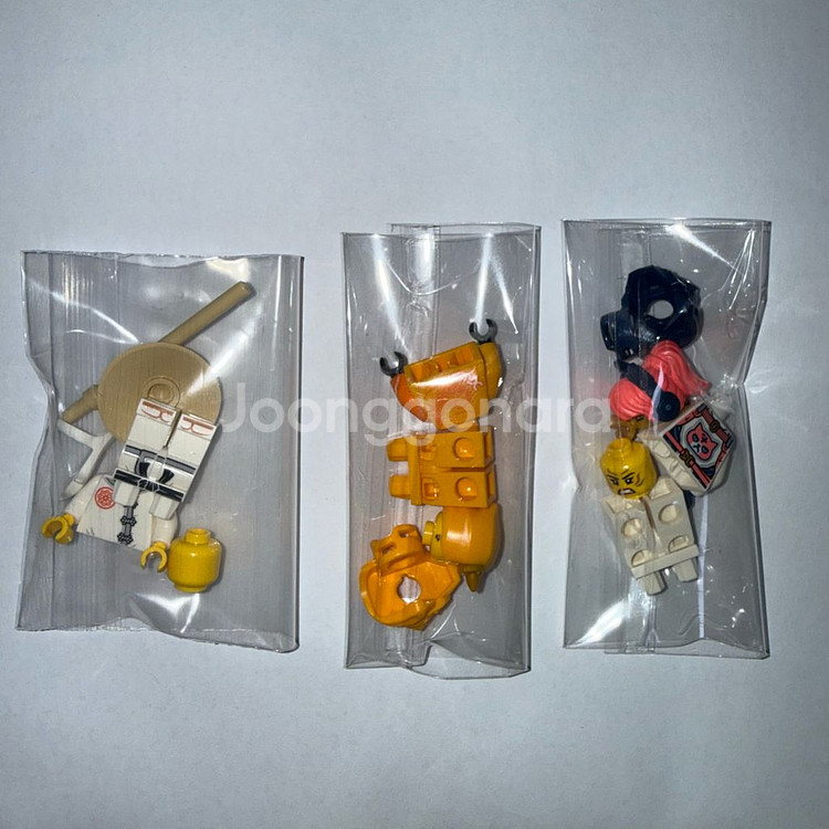 레고 닌자고 미조립 피규어 3기 판매. (소라, 아린, 마스터 우)--1