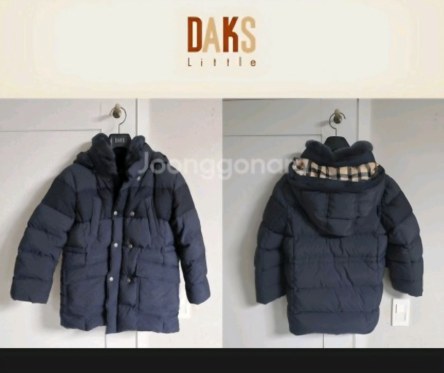 닥스키즈 구스 & 리얼 폭스퍼 후드 패딩 (남아)--1