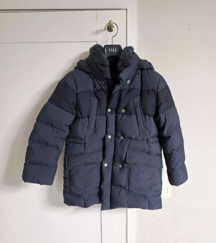 닥스키즈 구스 & 리얼 폭스퍼 후드 패딩 (남아)--2