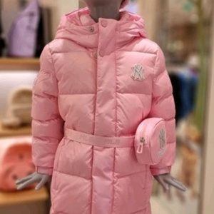 MLB 키즈 구스 중경량 롱패딩 145