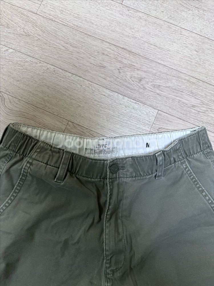 (M) 리바이스 치노 반바지 카키--2