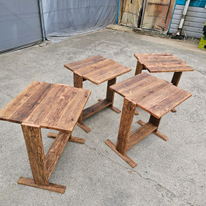 100년이상된 올드오크 빈티지 고재 카페테이블