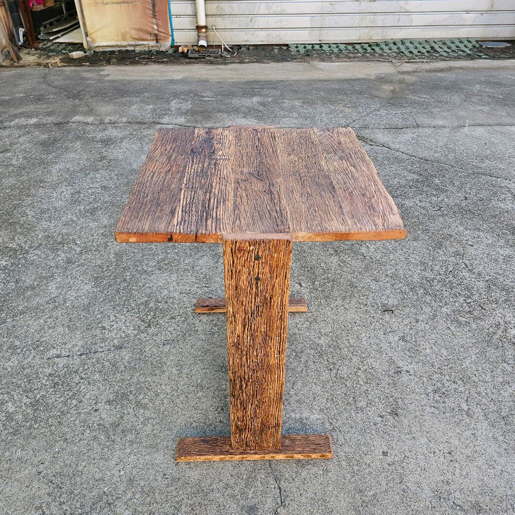 100년이상된 올드오크 빈티지 고재 카페테이블 이미지