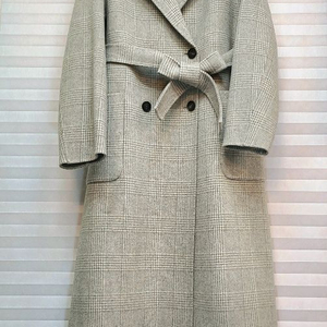 퓨어다> 상태최상-울90 핸드메이드 벨티드 롱코트