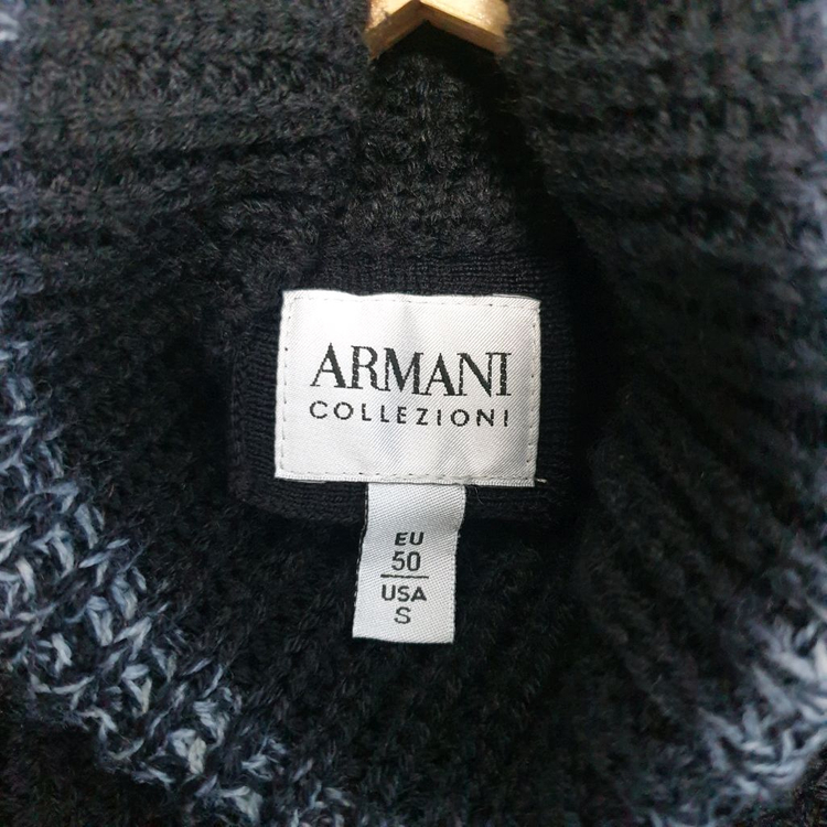 아르마니 꼴레지오니 터틀넥 헤비울 니트 103사이즈--3