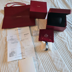 까르띠에 발롱블랑 30 다이아 쿼츠 시계