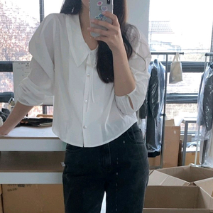 웨어웨더 리본 블라우스