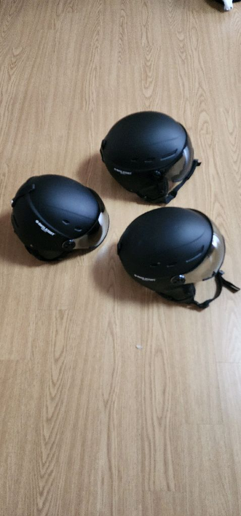 스키 고글 일체형 헬멧 아동 청소년 여성용 이미지