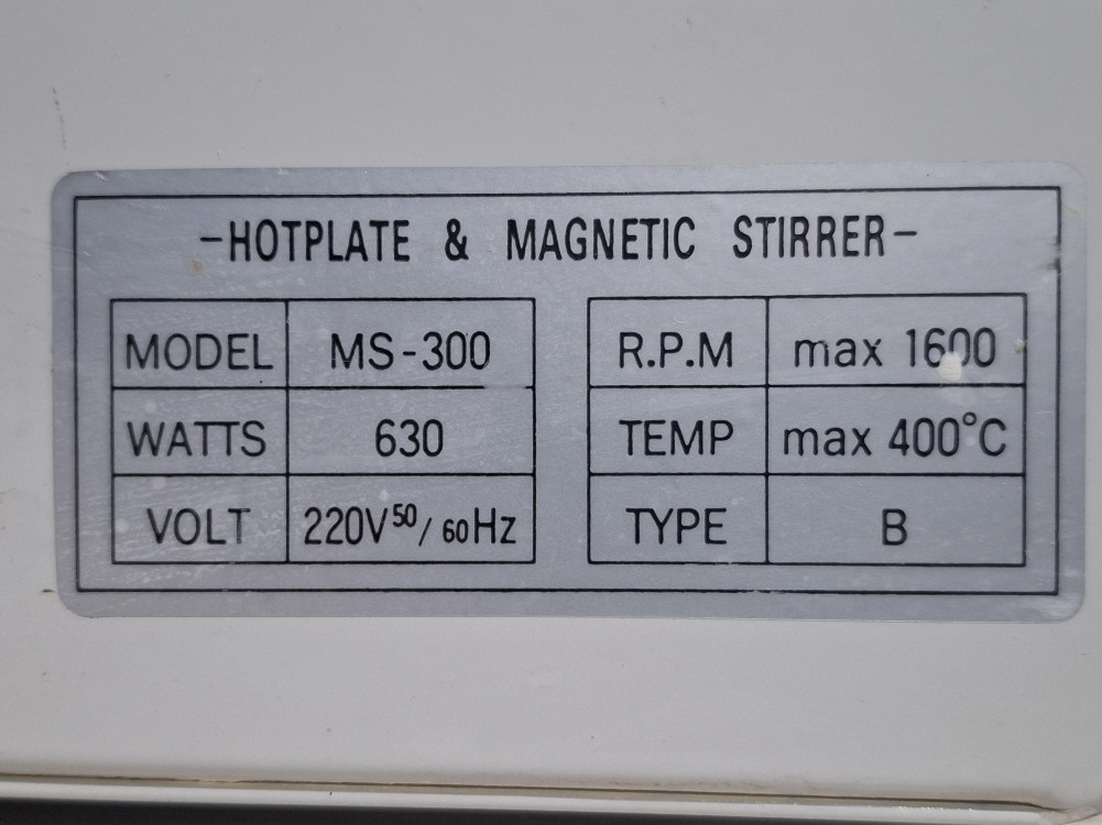 MTOPS MS-300 핫플레이트 교반기--3