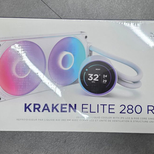 NZXT 크라켄 엘리트 280 rgb 화이트 팝니다