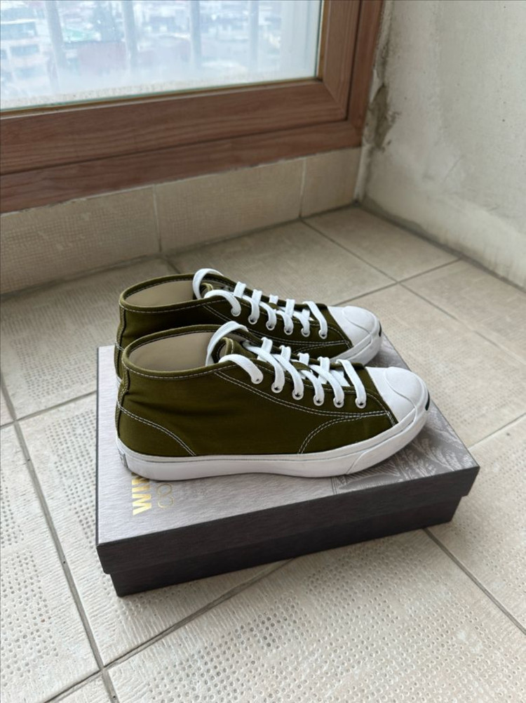 컨버스 잭퍼셀 미드 카키 250--3