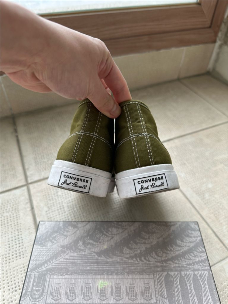 컨버스 잭퍼셀 미드 카키 250--7