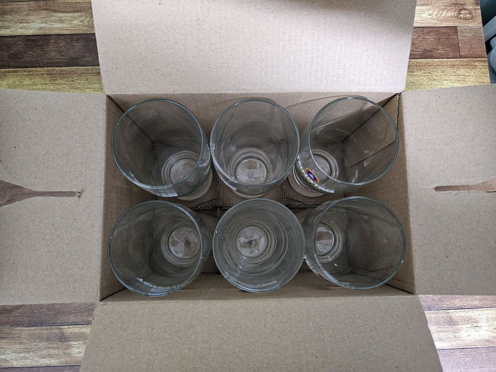 칭따오 맥주잔(6개) 직거래만 가능--2