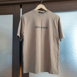 발렌시아가 프린팅 반팔 라운드넥 티셔츠 100