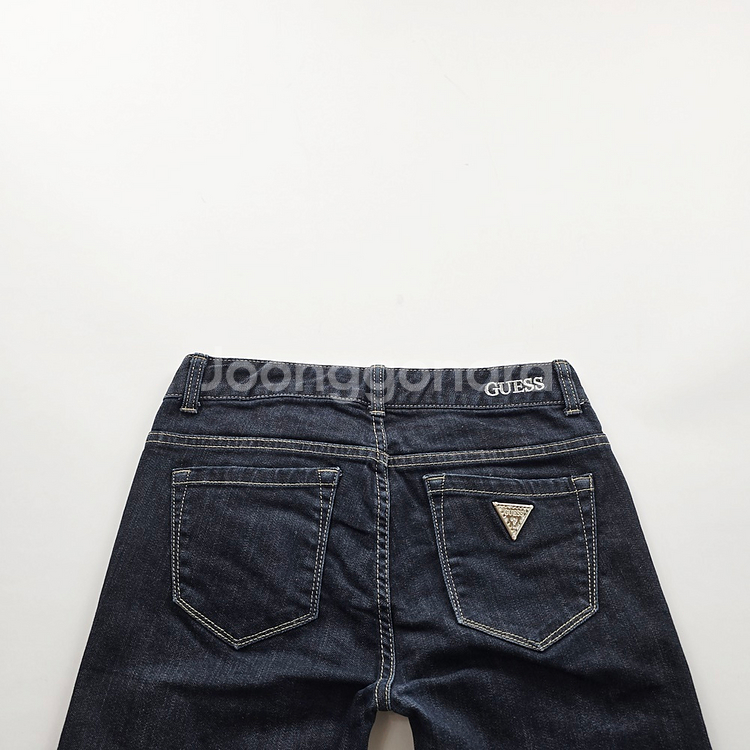 게스 청바지 스판 진청 데님 사이즈25 R4105--2