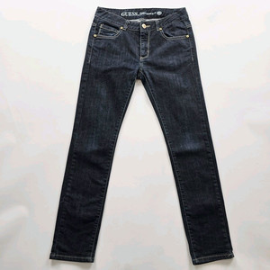 게스 청바지 스판 진청 데님 사이즈25 R4105