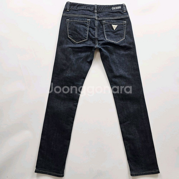 게스 청바지 스판 진청 데님 사이즈25 R4105--2