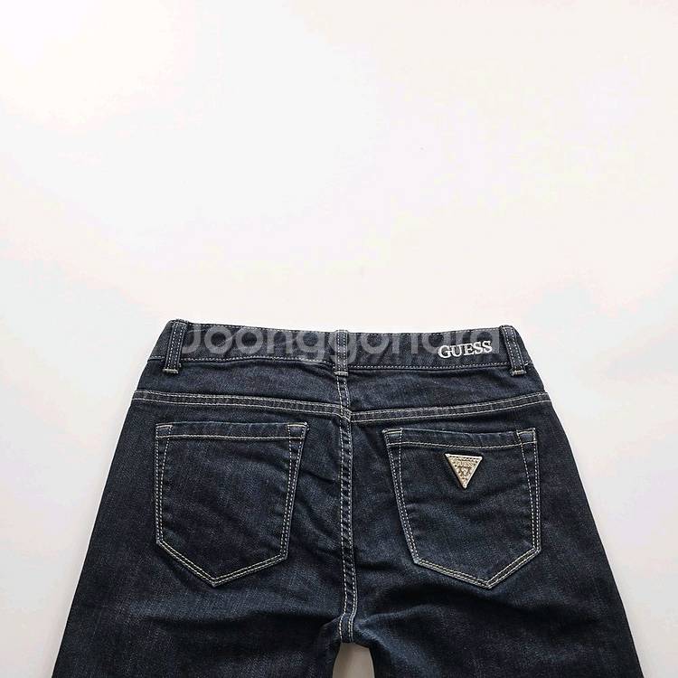 게스 청바지 스판 진청 데님 사이즈25 R4105--3