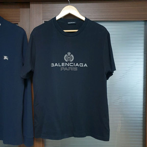 발렌시아가 프린팅 반팔 라운드넥 티셔츠 100 103