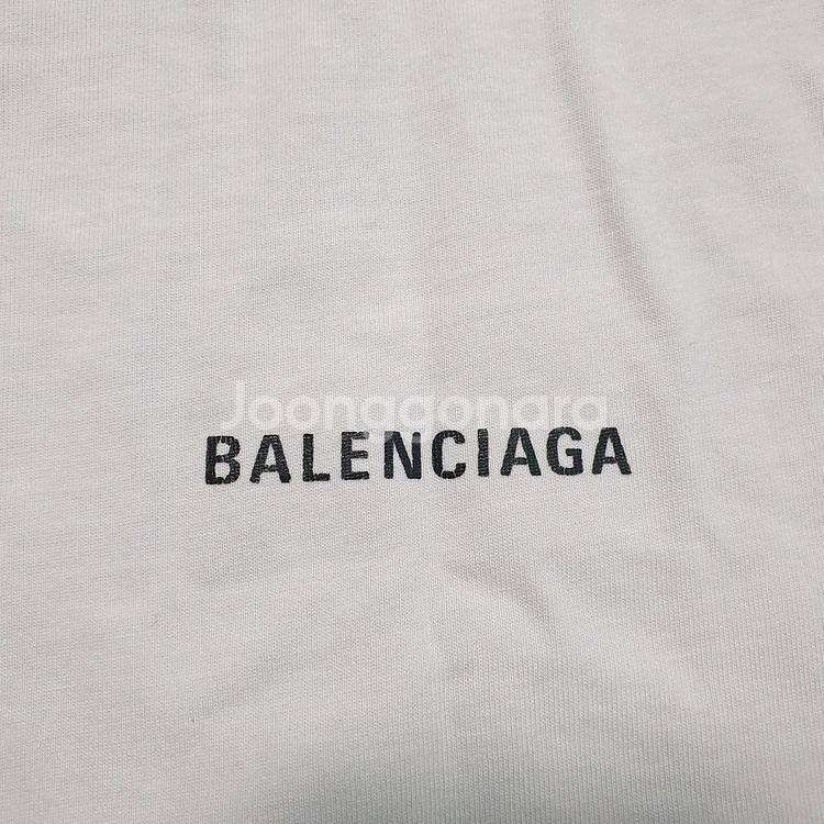 발렌시아가 프린팅 반팔 라운드넥 티셔츠 100 103--7