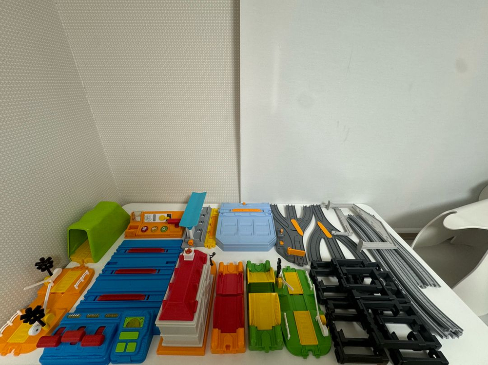 띠띠포 기차놀이 풀세트 전동 기차 총 9개 + 스티커 이미지